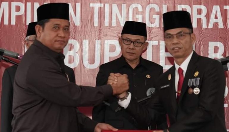 Askolani Lantik Muhammad Senen Sekda Banyuasin