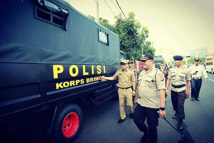 Walikota Lubuklinggau Pimpin Apel Gelar Pasukan Penanggulangan Bencana Alam