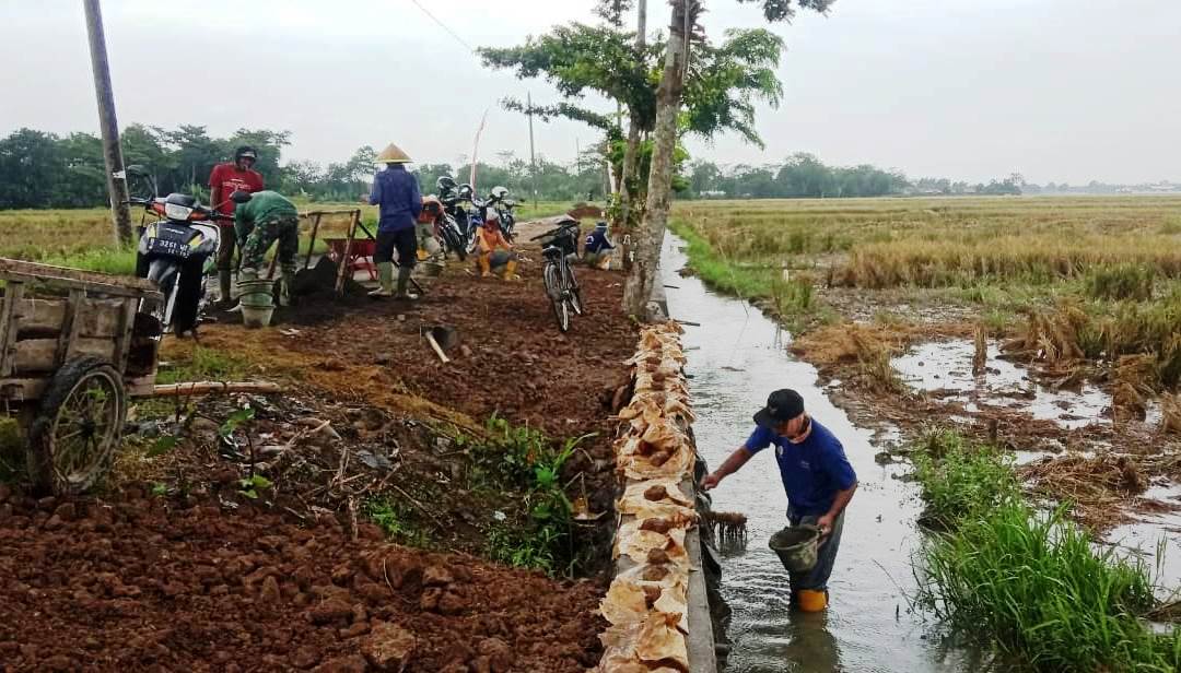 Per 7 April 2020, Bangunan Talud TMMD di Pepedan Capai 95 Persen