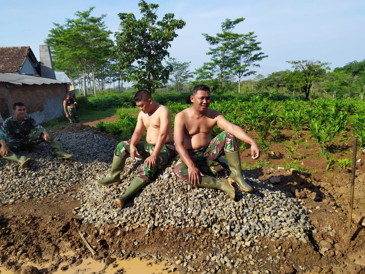 Hindari Covid -19 Versi Satgas TMMD Kodim Kudus