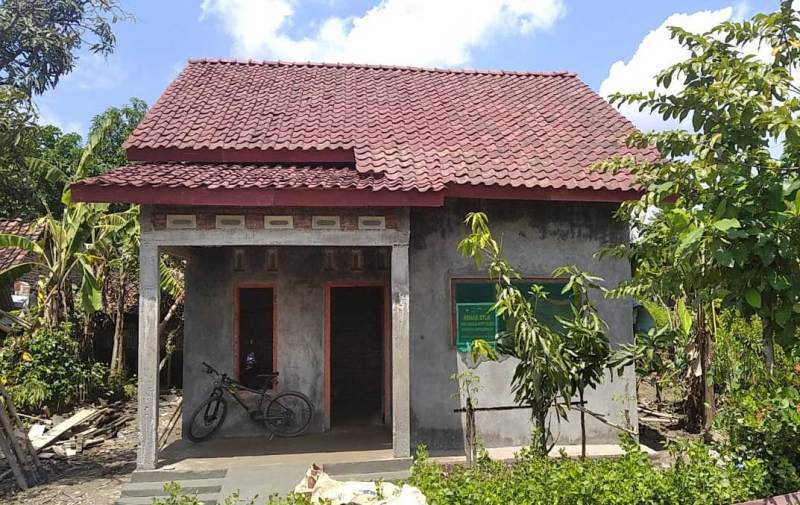 Penampakan Rumah Sri Puji, Karya TMMD Reguler Pekalongan