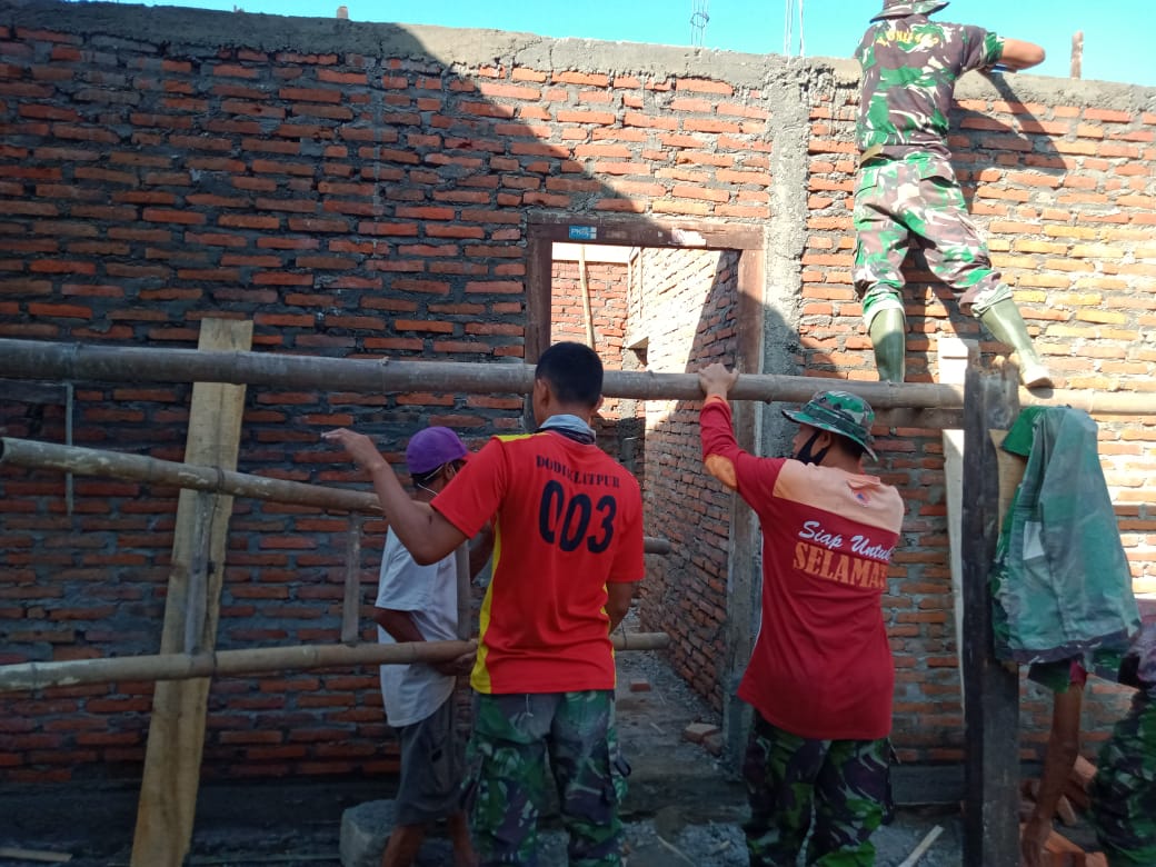 MASYARAKAT BANYAK BELAJAR DARI TNI KODIM 0729 BANTUL DALAM PROGRAM TMMD