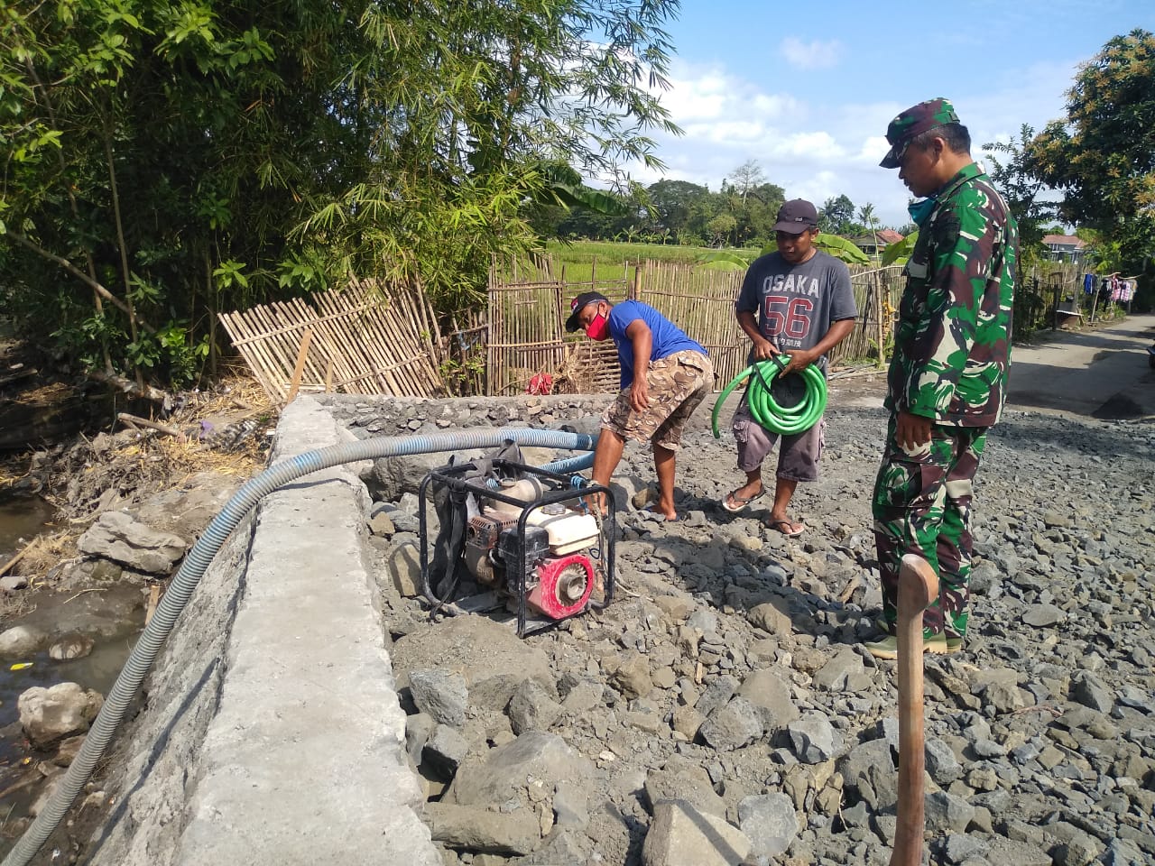 Ini Tugas Danramil pada TMMD ke 108 Kodim 0729/Bantul