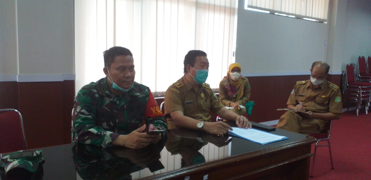 Tim Gugus Tugas Penanganan Percepatan Covid-19 Kab. Subang Apresiasi TMMD 108