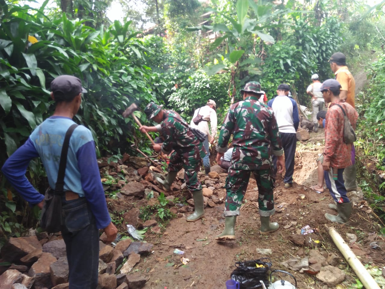 TMMD Ke-108 Kodim 0605/Subang Bukti dari TNI Manunggal Dengan Rakyat