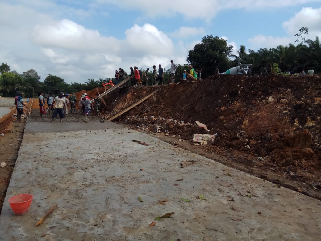 TMMD 108 BALAI RIAM EMBUNG SIAP BERDIRI KOKOH
