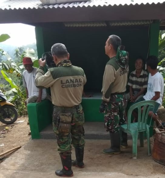 Warga Menyambut Positif Telah Dibangunnya Pos Kamling Karya TMMD Ke-108 Kodim 0605/Subang