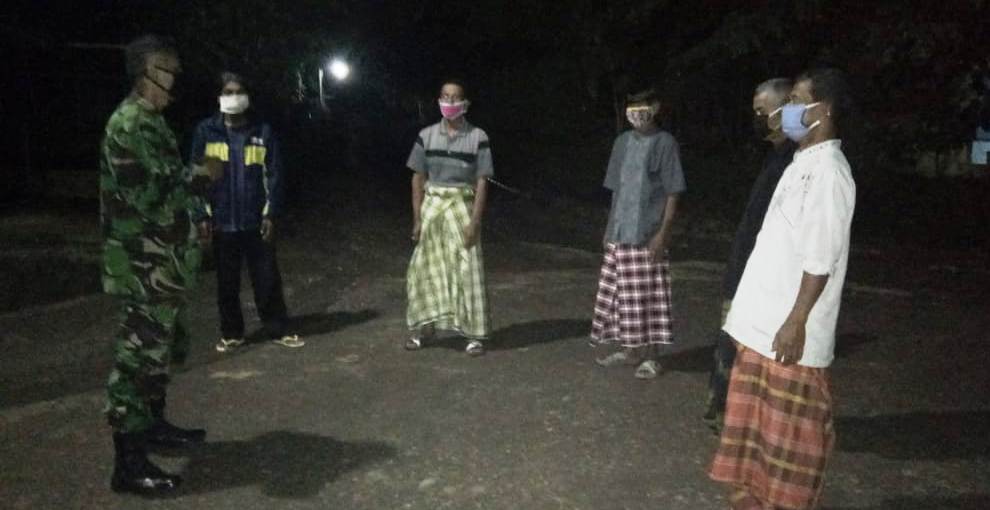 Sebelum Berakhir Satgas TMMD Ajak Warga Tingkatkan Keamanan Dengan Ronda