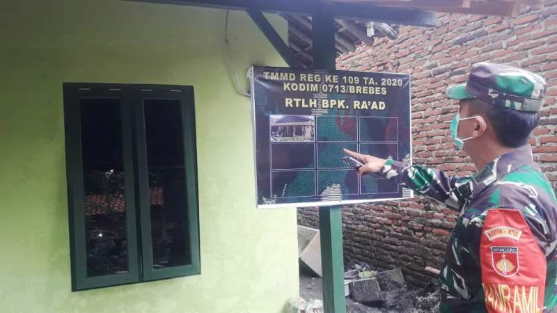 Tugas Perwira Pengawas di Pekerjaan TMMD Reguler Brebes