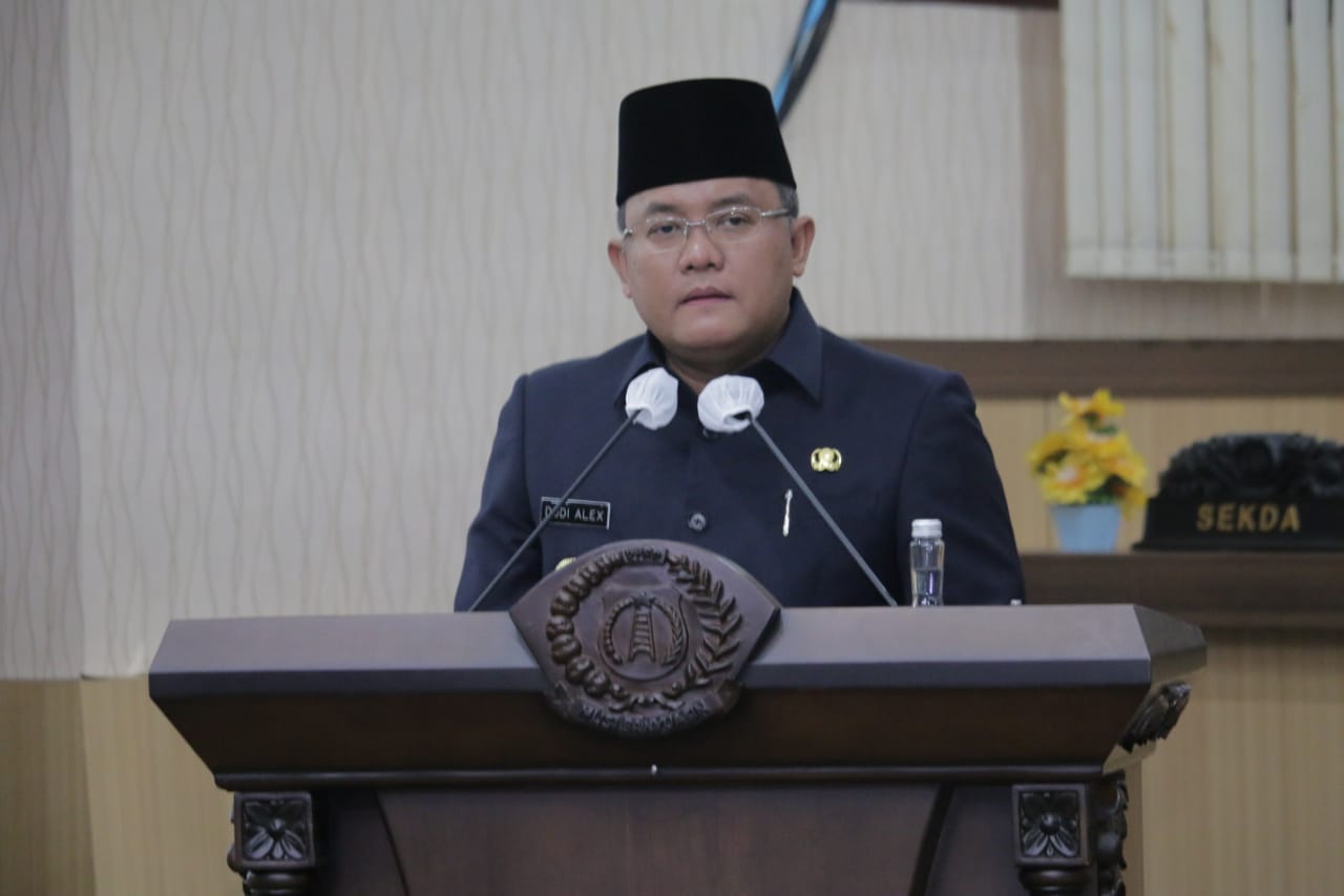 Bupati Sampaikan R-APBD Muba TA 2021