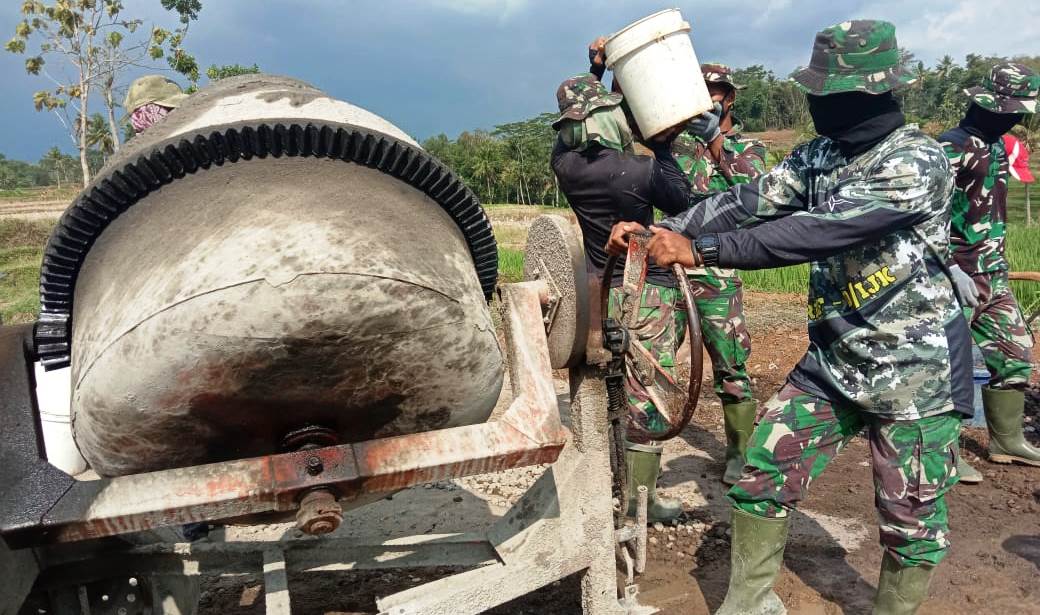 Keahlian satgas tmmd dalam operasianalkan molen