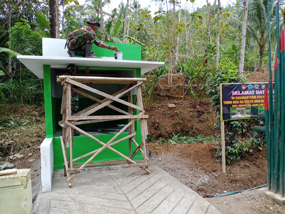 POS KAMLING SASARAN FISIK TMMD REGULER KODIM PURWOREJO HAMPIR RAMPUNG