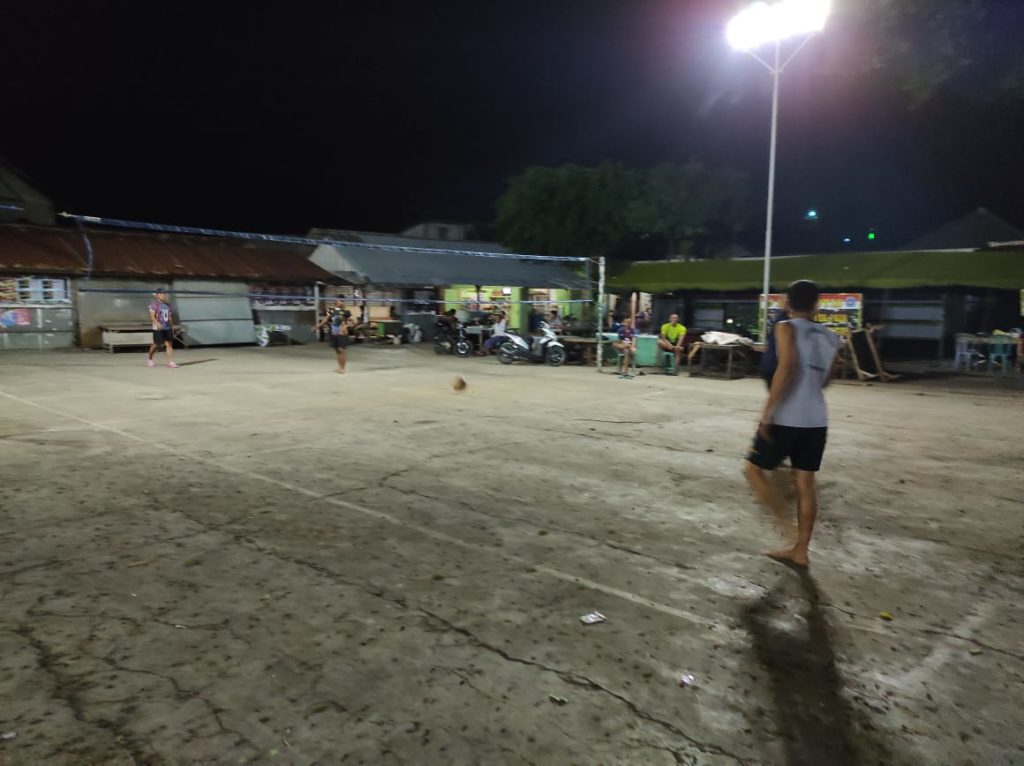 Olahraga Malam, Hiburan Satgas TMMD disaat Istirahat