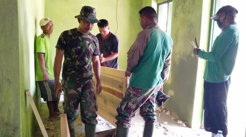 Kayu Rehab RTLH TMMD Reguler Brebes Gunakan Bahan Berkualitas