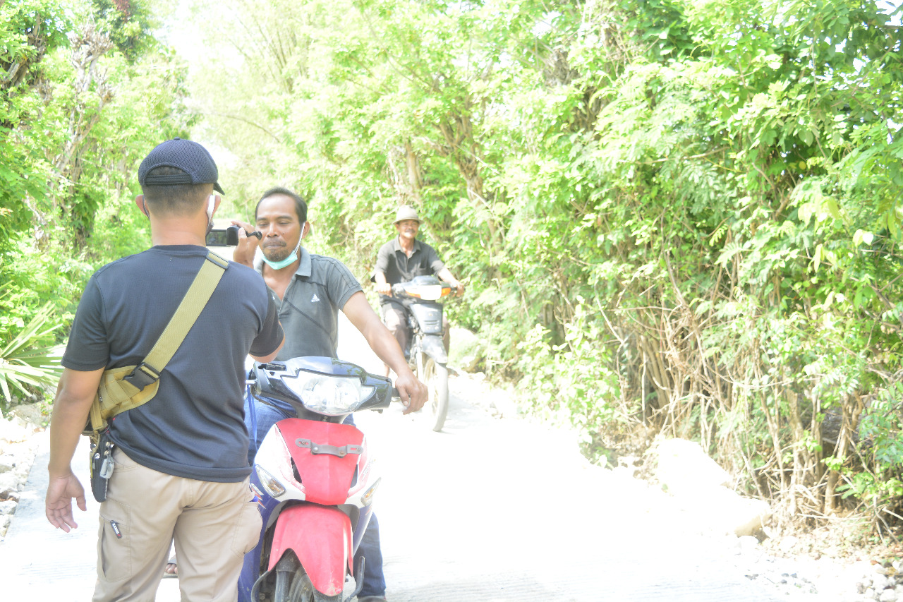 Muridin ungkapkan enak lewat jalan hasil pembangunan Satgas TMMD 109