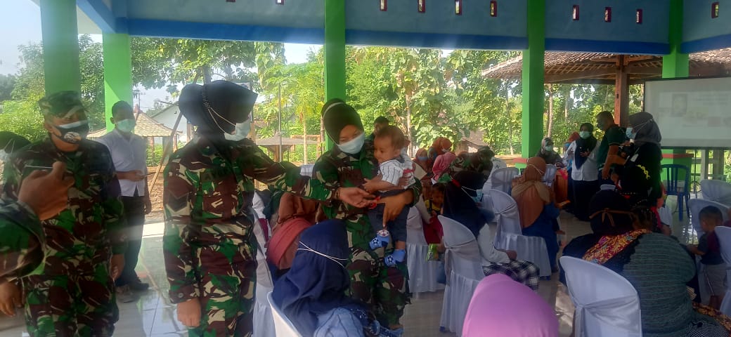 Sifat Keibuan, Kowad Korem 082/CPYJ Dukung TMMD Kodim Bojonegoro