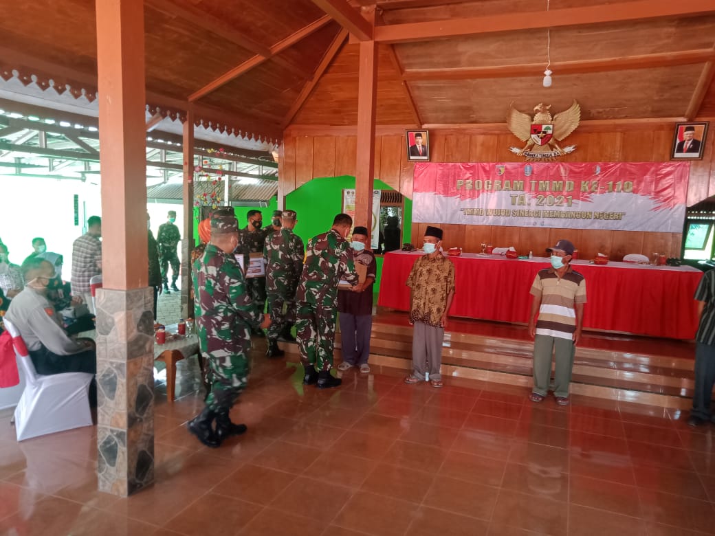 TMMD Bojonegoro, Bantuan Sosial Ringankan Kebutuhan Warga Ngrancang