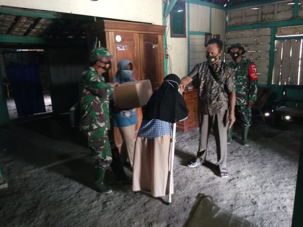 Sri Damayanti, Diberi Bantuan Anggota Satgas TMMD 110 Bojonegoro