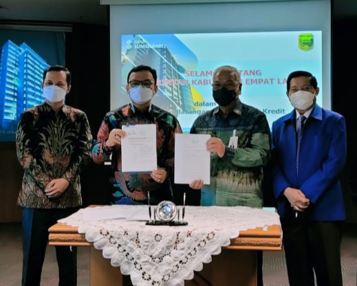 Bank Sumsel Babel Dan Pemkab Empat Lawang Teken Perjanjian Kredit Pinjaman Daerah Jangka Pendek