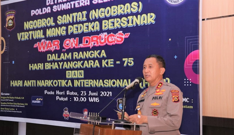 Kapolda : Polda Sumsel nyatakan perang terhadap Narkoba