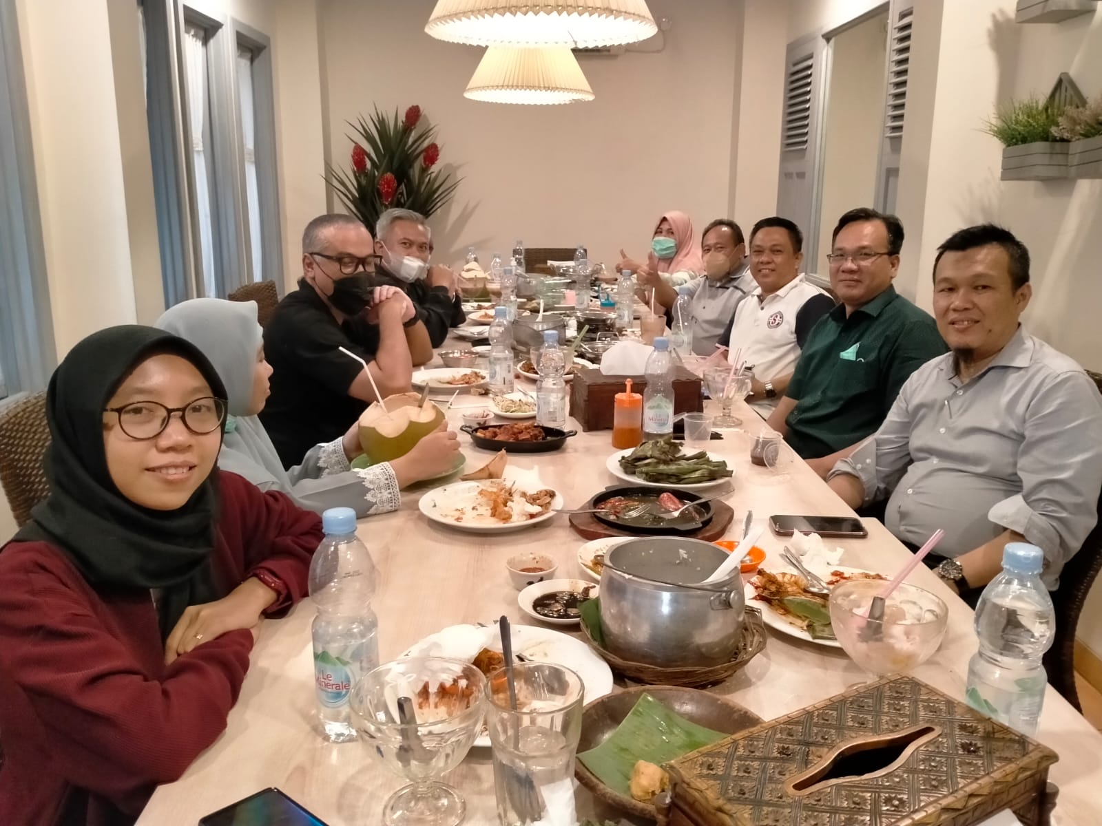 Audiensi Manager Humas, Komunikasi & Adm Korporat PTBA dengan Pengurus SMSI Sumsel