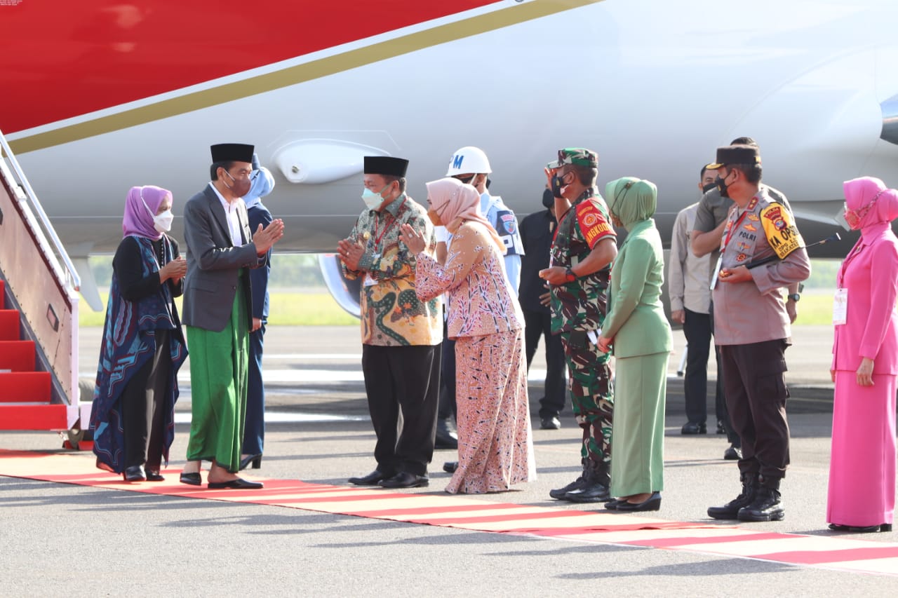 Pangdam II/Sriwijaya Pimpin Pengamanan Kunjungan Presiden dan Wapres RI di Lampung