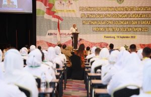 Deputi LAN RI Puji Komitmen Pemprov Sumsel dalam Meningkatkan Kompetensi SDM Melalui Pelatihan Kepemimpinan