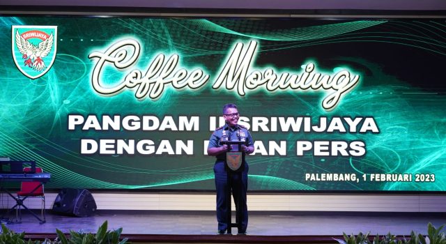 Pangdam II Sriwijaya Coffee Morning Bersama Insan Pers