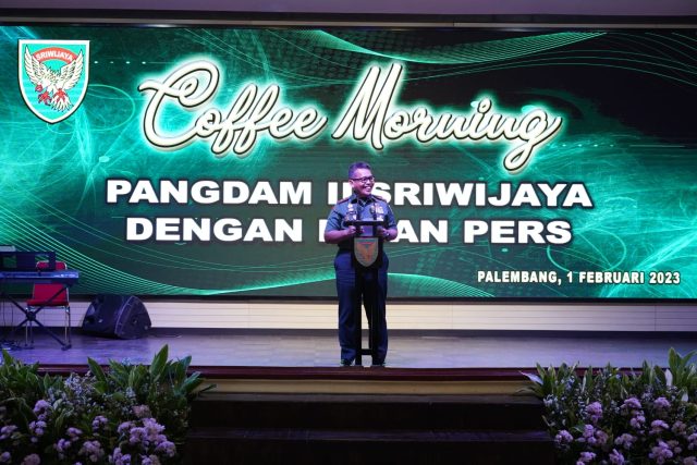 Pangdam II Sriwijaya Coffee Morning Bersama Insan Pers
