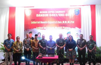 Bupati Iskandar Lepas Sambut Dandim 0402/OKI