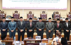 DPRD Sumsel Gelar Paripurna Penyerahan Hasil Laporan BPK RI