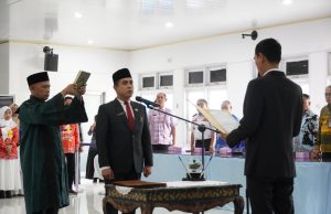Muchendi Lantik Direktur Baru RSUD Kayuagung, Tekankan Reformasi Layanan
