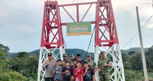 Jembatan Gantung Garuda Desa Pusar mulai Beroperasional: Solusi Vital Mobilitas Warga Desa Pusar