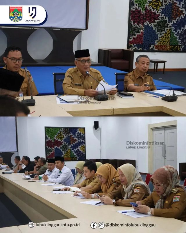 Wawako Lubuklinggau H Rustam Effendi Pimpin Rapat Persiapan MTQ XVIII Kota Lubuk Linggau 2026