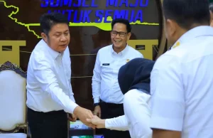 Gubernur Herman Deru Sambut Kakanwil BPN Sumsel yang Baru, Dorong Inovasi dan Pengamanan Aset Daerah
