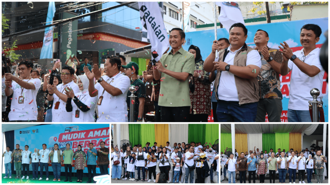 Ratu Dewa Lepas Keberangkatan 238 Pemudik Gratis Pegadaian: “Titip Salam untuk Keluarga di Kampung”