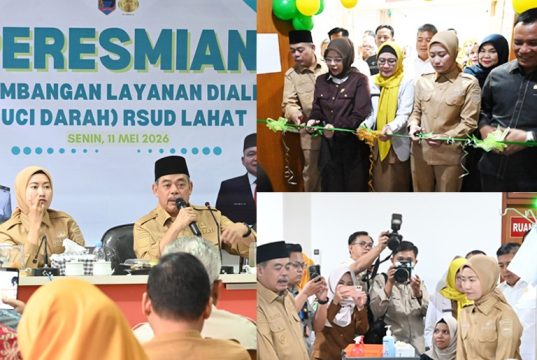 Bupati Lahat: “Pasien Tak Perlu Lagi Antre Lama, RSUD Tambah Layanan Cuci Darah”