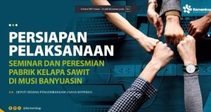 Muba siap Sambut Presiden, Peresmian Pabrik KUD Sejahtera Jadi Sorotan Nasional
