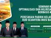 SEMINAR NASIONAL HILIRISASI SAWIT DI MUBA AKAN DISIARKAN LIVE STREAMING